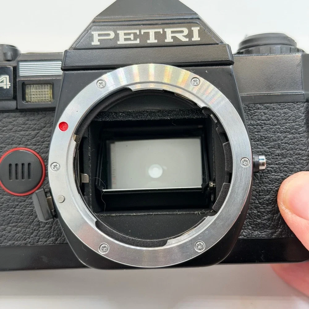 Cosina CT-7 / Petri GX-4 35mm SLR Film Camera W/ Petri 135mm f2.8 Lens TESTED!!